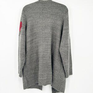 Torrid Womens Fall Knit Heart Skull Rose Open Front Cardigan Sweater Size 2X